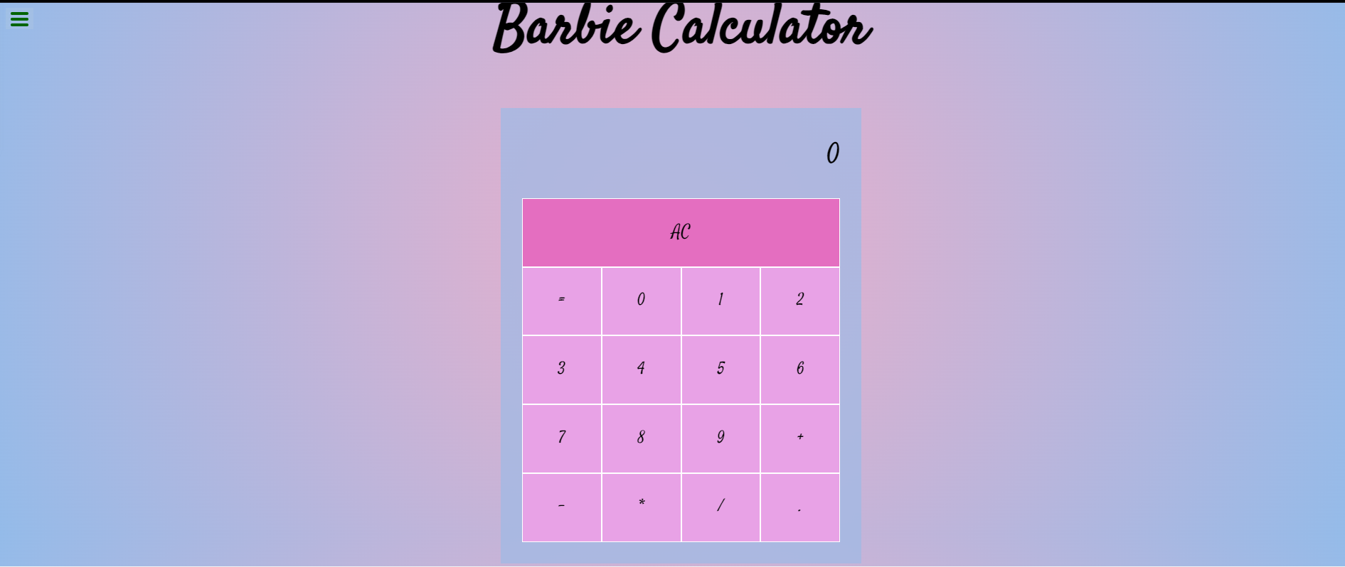 barbie-calculator